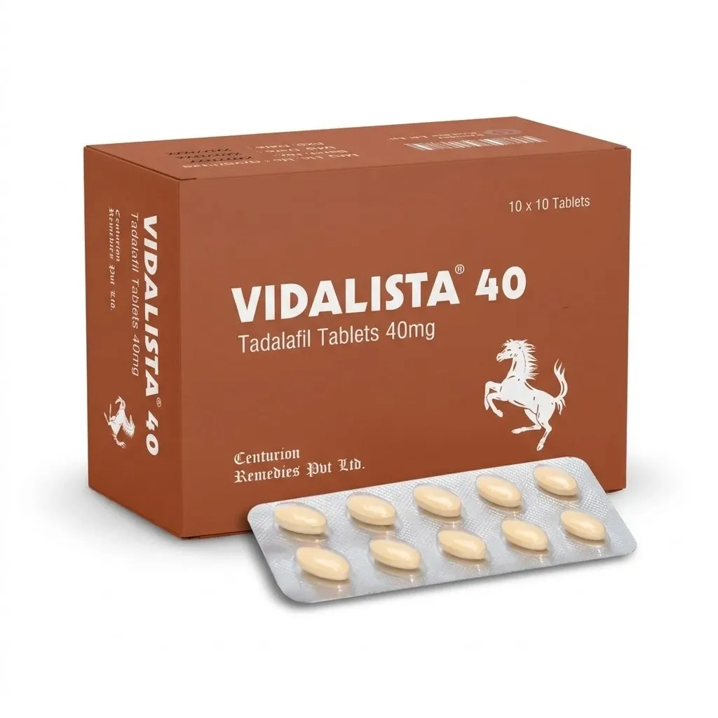 Vidalista 40mg packaging
