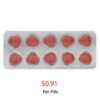 Super Vilitra (20+60)mg tablets and packaging, combining Vardenafil and Dapoxetine for erectile dysfunction and premature ejaculation treatment.