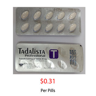 Tadalista Professional 20mg sublingual tablets designed for effective treatment of erectile dysfunction with fast-acting Tadalafil formulation.