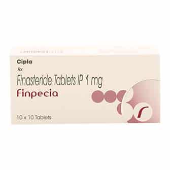 Finpecia 1mg tablets and packaging, containing Finasteride for treating male pattern hair loss and promoting hair regrowth effectively.